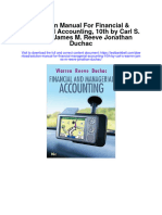Instant Download Solution Manual For Financial Managerial Accounting 10th by Carl S Warren James M Reeve Jonathan Duchac PDF Scribd