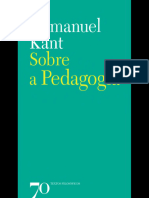 Immanuel Kant - Sobre A Pedagogia-Edições 70 (2017)