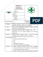 3.9.1. Ep 3 Sop Permintaan, Penerimaan, Pengambilan, Penyimpanan Spesimen