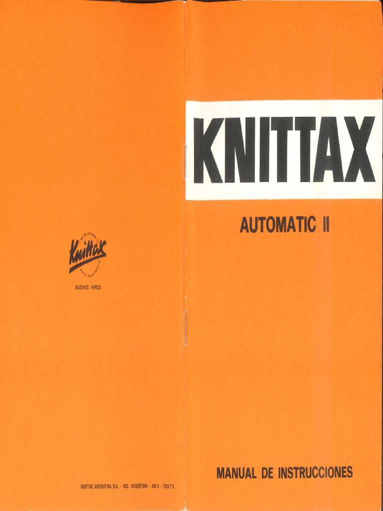 knittaxautomaticiimanualdeinstrucciones PDF