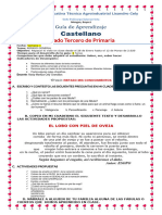 Guía 1 - Castellano para Grado Tercero