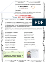 Guía 3 - Castellano - Sustantivos - Tercero Primaria