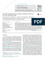 New TDR Waveguides and Data Reduction Method For Monitoring of Stream and Drainage Stage