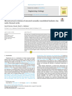 Microstructural evolution of saturated normally consolidated kaolinite clay under thermal cycles-复制