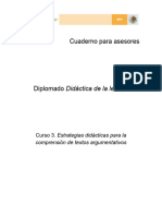 Cuaderno Del Asesor Textos Argumentativos