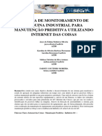 Artigo Sistema de Monitoramento de Máquina Industrial para Manutenção Preditiva Utilizando Iot