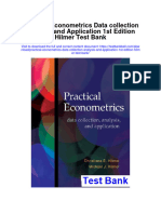 Instant Download Practical Econometrics Data Collection Analysis and Application 1st Edition Hilmer Test Bank PDF Scribd