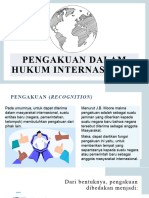 Pengakuan Dalam Hukum Internasional