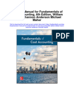 Instant Download Solution Manual For Fundamentals of Cost Accounting 6th Edition William Lanen Shannon Anderson Michael Maher PDF Scribd