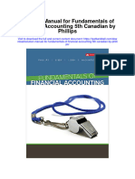 Instant Download Solution Manual For Fundamentals of Financial Accounting 5th Canadian by Phillips PDF Scribd