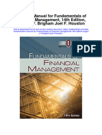 Instant Download Solution Manual For Fundamentals of Financial Management 14th Edition Eugene F Brigham Joel F Houston PDF Scribd