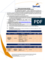 Edital Do Processo Seletivo SENAC/MA #003/2023, de 25 DE OUTUBRO DE 2023