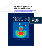 Instant Download Solution Manual For Quantum Mechanics by Mcintyre PDF Scribd