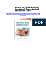 Instant Download Solution Manual For Fundamentals of Machine Component Design Juvinall Marshek 5th Edition PDF Scribd