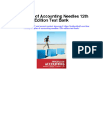 Instant Download Principles of Accounting Needles 12th Edition Test Bank PDF Scribd