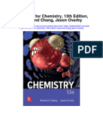 Instant Download Test Bank For Chemistry 13th Edition Raymond Chang Jason Overby PDF Scribd
