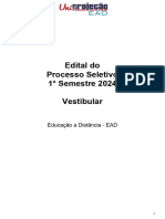 Editais Vestibular UniProjeção e Faculdade Projeção 2024-1
