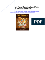 Instant Download Principles of Fraud Examination Wells 3rd Edition Test Bank PDF Scribd