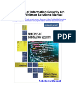 Instant download Principles of Information Security 6th Edition Whitman Solutions Manual pdf scribd