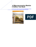 Instant Download Principles of Macroeconomics Mankiw 6th Edition Test Bank PDF Scribd