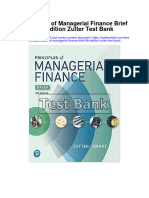 Instant Download Principles of Managerial Finance Brief 8th Edition Zutter Test Bank PDF Scribd