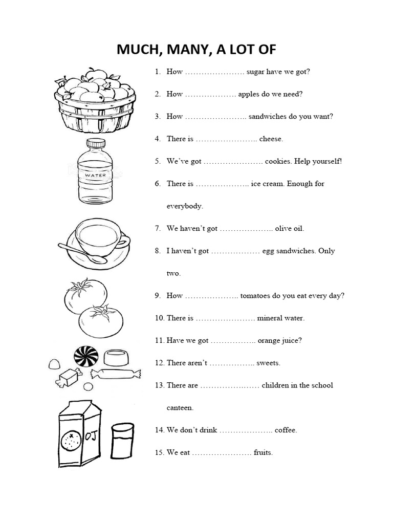 Much Many A Lot 91455 PDF