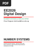 EE2026 L1 NumberSystems VerilogIntro