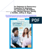 Instant Download Test Bank For Gateways To Democracy An Introduction To American Government Enhanced 4th Edition John G Geer Richard Herrera Wendy J Schiller Jeffrey A Segal PDF Ebook