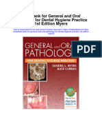 Instant Download Test Bank For General and Oral Pathology For Dental Hygiene Practice 1st Edition Myers PDF Ebook