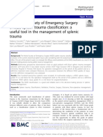 The World Society of Emergency Surgery WSES Spleen