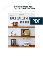 Instant Download Adult Development and Aging Cavanaugh 7th Edition Test Bank PDF Scribd