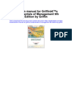 Solution Manual For Griffins Fundamentals of Management 9th Edition by Griffin