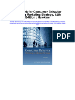 Full Download Test Bank For Consumer Behavior Building Marketing Strategy 12th Edition Hawkins PDF Free