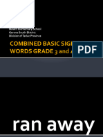 Combined Basic Sight Words Grade 3 and 4 Part III