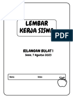 Lembar Kerja Lambang Dan Nama Bilangan