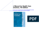 Instant Download Solution Manual For Health Care Economics 7th Edition PDF Scribd