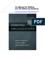 Instant Download Solution Manual For Staffing Organizations 7th Edition by Heneman PDF Scribd