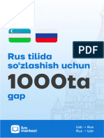 Rus Tilida 1000 Ta Gap