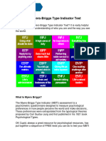 The Myers Briggs Test 1 New April 2017