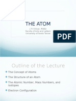 The Atom: J.T.Ii Olivar, Maed Faculty of Arts and Letters University of Santo Tomas