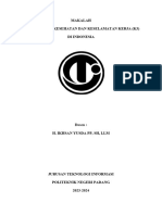 Modul TTG Dasar Hukum K3 Di Indonesia