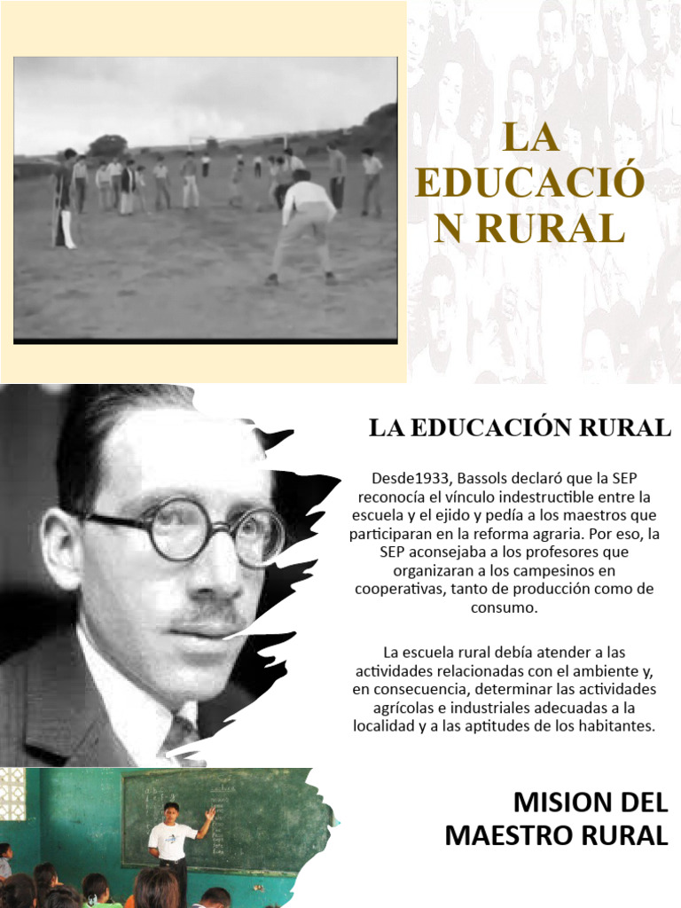 Educación Rural y su Evolución | PDF | Área rural | Educación primaria