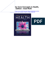 Full Download Test Bank For Core Concepts in Health 12 Edition Insel Roth PDF Free