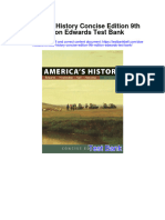 Instant Download Americas History Concise Edition 9th Edition Edwards Test Bank PDF Scribd