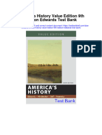 Instant Download Americas History Value Edition 9th Edition Edwards Test Bank PDF Scribd