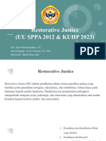 Restorative Justice - Ibu Nurunnisa - HK Pidana Anak - Indra Wahyu R - 2220215310095