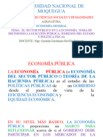 El Sector Público en La Economía