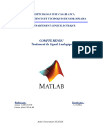 Compte Rendu Traitement Du Signal Analogique