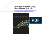Instant Download Test Bank For Global Business Today 7th Edition Charles W L Hill PDF Ebook