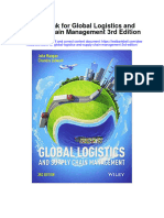 Instant Download Test Bank For Global Logistics and Supply Chain Management 3rd Edition PDF Ebook